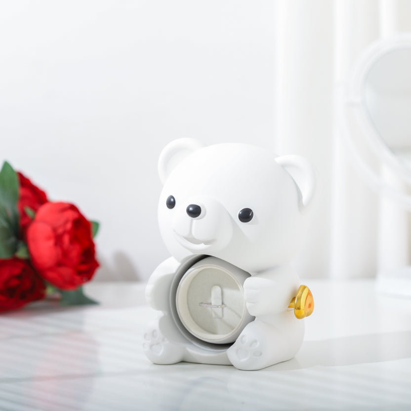 Rose Bear Jewelry Box