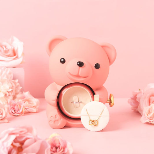 Rose Bear Jewelry Box